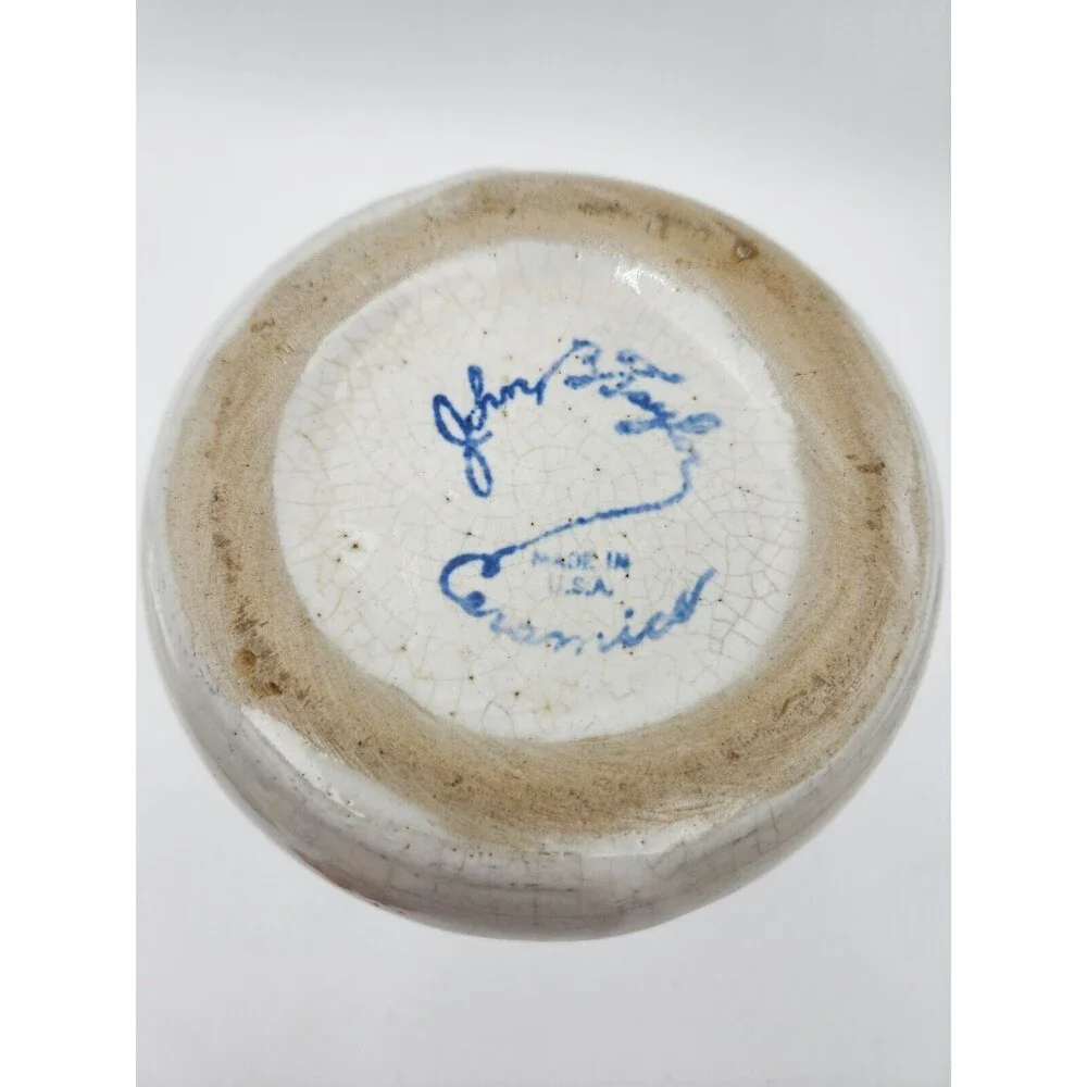 John B. Taylor Large Pitcher‎ Grapes Art Pottery Ceramic Grapevine - Picture 6 of 10